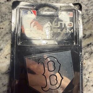 Boston Red Sox Silver Car Emblem